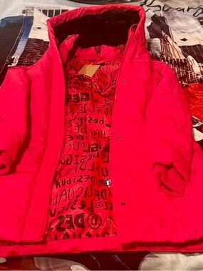 Desigual Bright Quilted Puffer Jacket